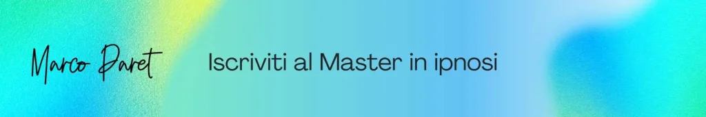 Iscriviti al master in ipnosi di Marco Paret